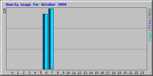 Hourly usage for October 2026